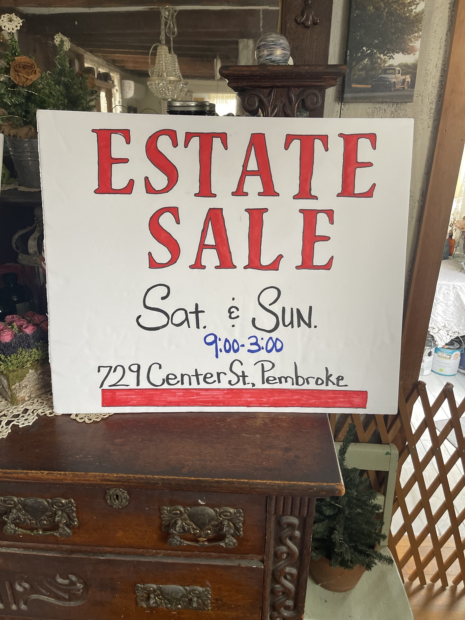 Estate Sale M.J. Associates South Shore Cape Cod